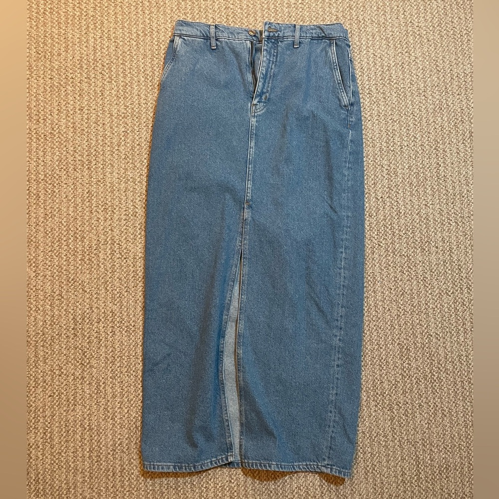 Derek Lam 10 Crosby Denim Maxi Skirt Size 28